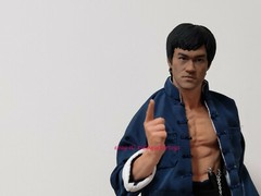 CHINA.X-H Kung Fu Master LEE 81th Tribute Statue Fist of Fury 1/6 Resin Model
