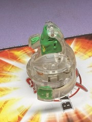 Bakugan Battle Brawlers Alligator Action Figure 510G Clear Green Plastic