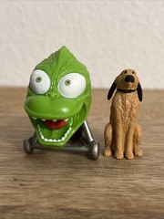 Max W/ Grinch Trumpet How Grinch Stole Christmas 3.2”Figure Playmates Pvc Toy