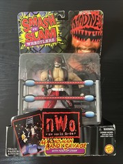 1990’s Smash N Slam Wrestlers NWO Macho Man Randy Savage ToyBiz 1999 NEW WCW