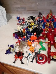 Lot Of Mixed Branded Action Figures And Accessories 6 Lbs Total