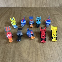Dreamworks Movie Turbo Snail Racers Lot Of 10 W 1 Rolling Racer 2 Race Cars