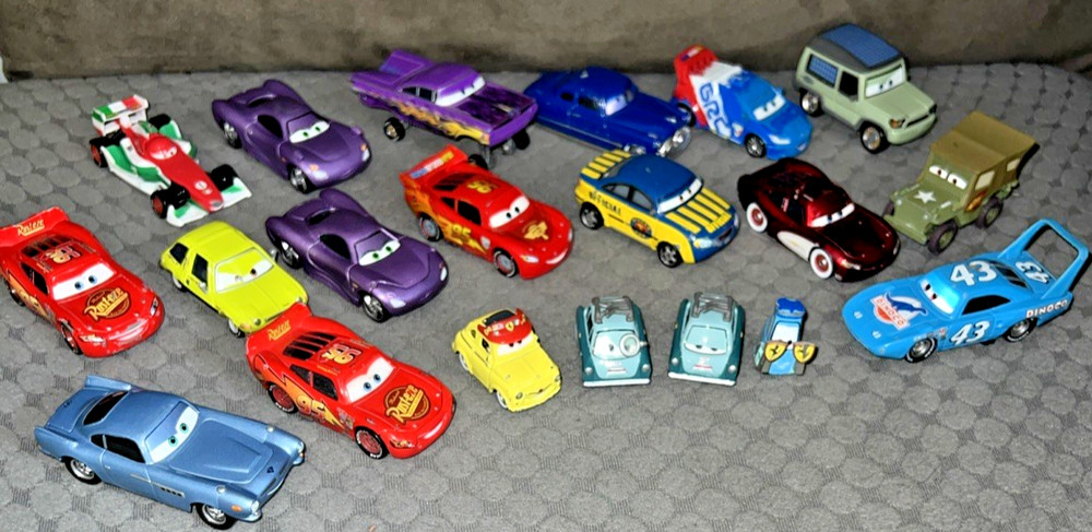 Disney Pixar Cars Speedway Racers & Crew Die-Cast Lot – 20 Vehicles! 🏁🚗