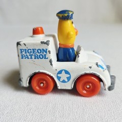 Lot of 3 Playskool 1980s Sesame Street diecast vehicles (wear and tear)