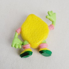 Lot of 2 ReaLemon Juice Advertising Lemon Head 2″ figures (read description)