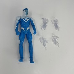 McFarlane DC Multiverse JLA Superman Electric Blue Figure Plastic Man Wave