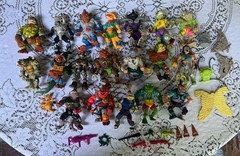Teenage Mutant Ninja Turtles TMNT Vintage Figures Weapons Lot