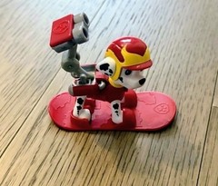 ~Paw Patrol Snowboard Pup Set~ Winter Rescue Action Pack Pup~ Rare Full Set~