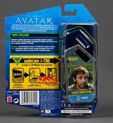 Avatar webcam i-TAG Norm Spellman 3.75″ Action Figure 2009 Mattel New