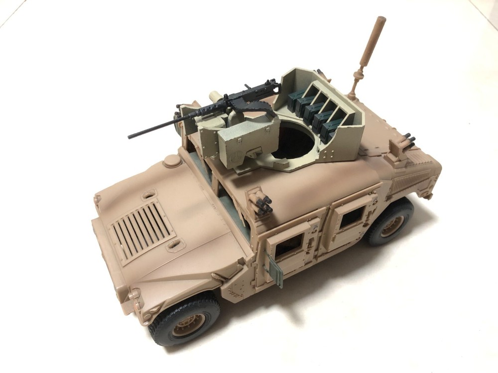 Custom kit turret weapon station for 1:18 BBI M1114 humvee unpainted