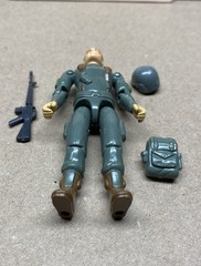 GI Joe 1982 Grunt V1 Straight Arm Complete Clean & Tight! Vintage Hasbro ARAH