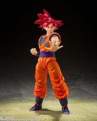 Bandai Dragon Ball Z S.H.Figuarts Super Saiyan Son Goku (Saiyan God Instilled wi