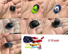 1/12 scale cap hat topper police hat For 6″ figure SHF Nota Mezco MixMax ❶USA❶