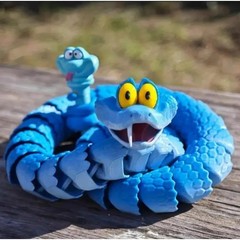 40cm Articulated 3D Printed Flexible Snake Figure Fidget Toy Collectible Model