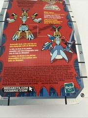 2001 HASBRO MEDABOTS LANDMOTOR CAR-3118 NEW GAME CARD AND DIE