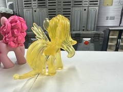 My Little Pony MLP G4 Mini Pony Shimmer Fluttershy Yellow Lot Of 8 Mini Figures