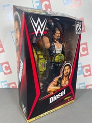 WWE Wrestling Mattel Elite From the Vault Series 2 Diesel Kevin Nash Title Belts