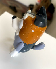 Bluey HTF Grandpa Bob Bobba Grandfather Figure Father Bandit Rad Stripe RARE Toy