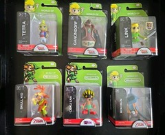 Lot Of 6 Jakks World Of Nintendo 2.5″ Inch Figures Zelda Link, Skull Kid, Tetra