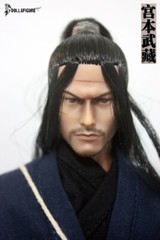 Miyamoto Musashi Rooted Hair Head＆Clothing Sets 1/6 Action Figure DOLLSFIGURE