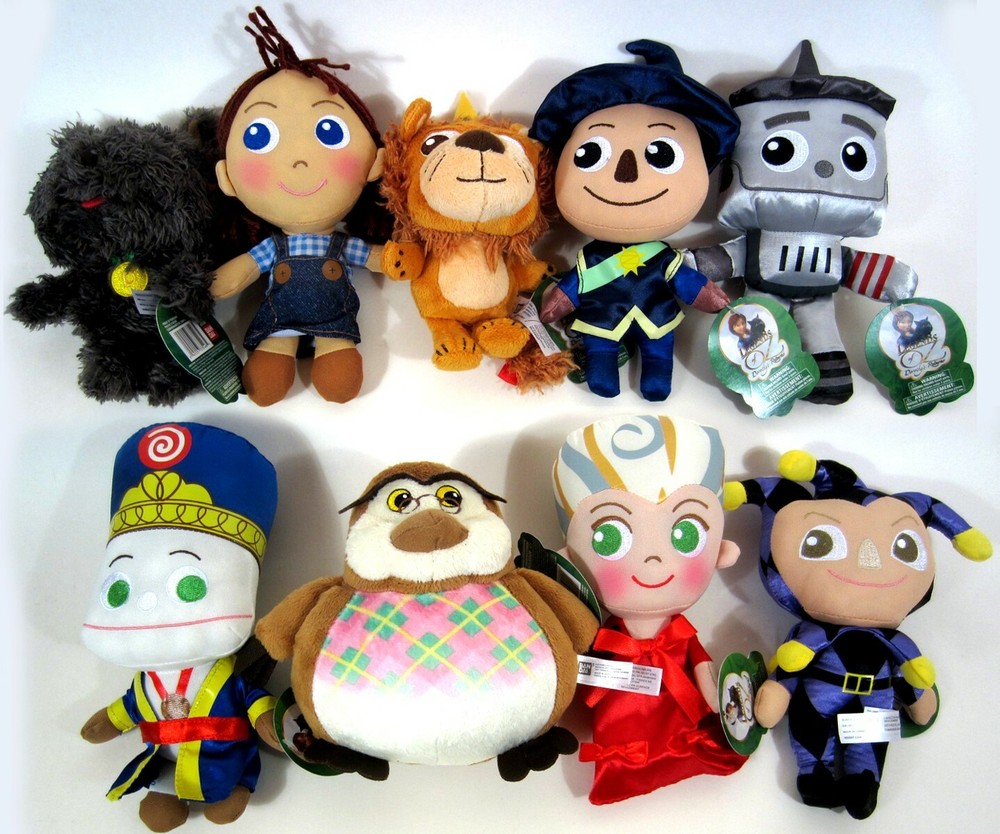 Bandai Legends of Oz Dorothy’s Return Complete Set of 9 PLUSH Dolls New with Tag