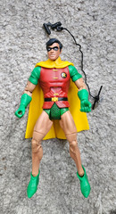 DC Universe Classic Robin and Variant Figures (Mattel 2011) All accessories!