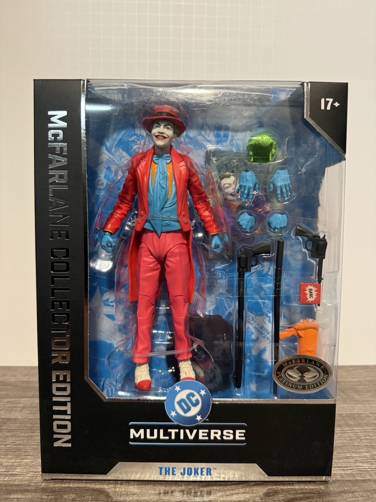 MCFARLANE COLLECTORS EDITION 57 JOKER PLATINUM SEALED NIB