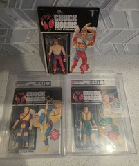 Kenner Chuck Norris Karate Kommandos Figure Lot AFA Graded & MOC
