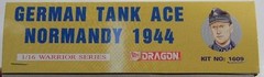 Dragon Models German Tank Ace Normandy 1944 1609-03 NIB 1/16 Warrior Series