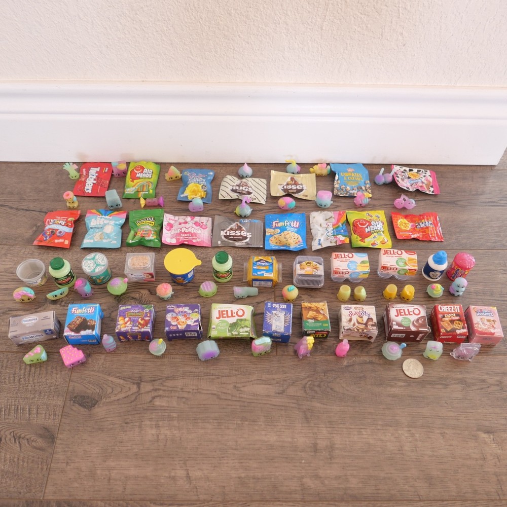 HUGE LOT OF 39 REAL LITTLES Shopkins mini figures some RARES & HARD TO FIND