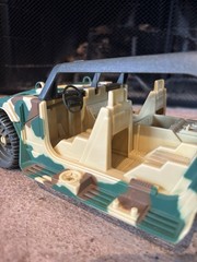 GI Joe Cobra Brawler Humvee Assault Jeep Military Action Figure Vehicle 2001 Toy