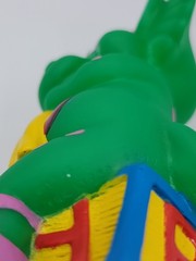 Vintage 1992 Barney Dino Baby Bop 7″ Plastic Piggy Coin Bank Lyons Group