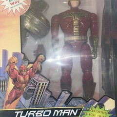 1996 Vintage Talking Turbo Man Jingle All The Way Action Figure AFA Graded