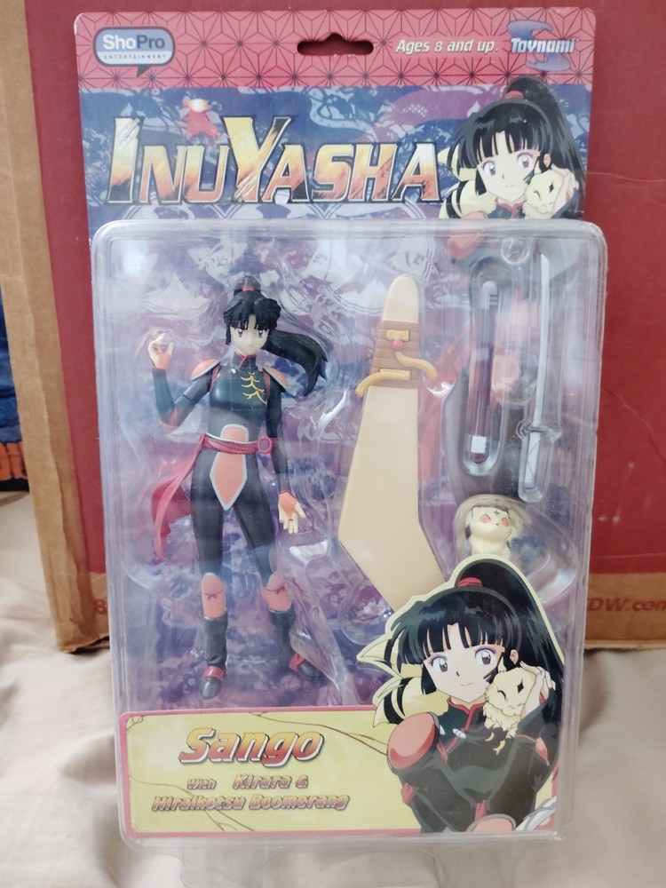 InuYasha Sango Kirara & Hiraikotsu Boomerang Action Figure Toynami 2005 sealed