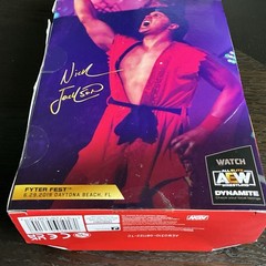 All Elite Wrestling x Street Fighter Nick Jackson Ken Action Figure AEW NIB