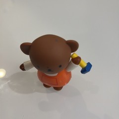 Miffy’s Adventure Boris with Hammer Figure Toy Plastic 2.25 Inches