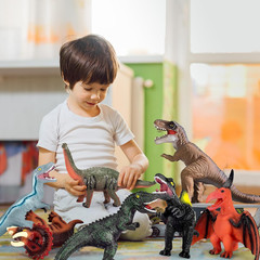7 Piece Jumbo Dinosaur Toys Big Dinosaur Toy for Boys Realistic Giant Dinosaur T
