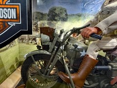GI Joe – 35th Anniversary- Harley Davidson Motorcycles US Army Courier & WLA 45