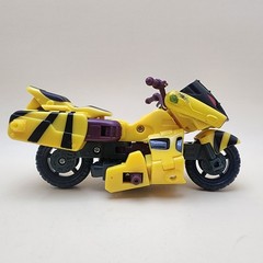 TRANSFORMERS Energon (2003) RAPID RUN 5.5″ Combat Deluxe + NIGHTSCREAM Minicon