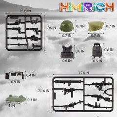 Military Weapons Pack – 24 Pcs WWII Toy Set for Boys 6+, Safe & Imaginative Play