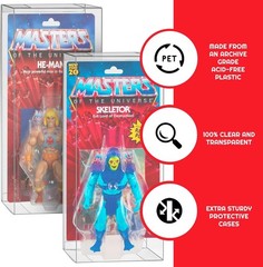 Durable Clear Case for MOTU Origins 5.5 Inch Figures-~