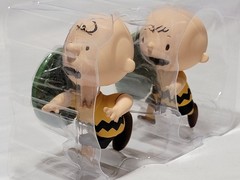Charlie Brown Then and Now Figure Set 2010 Dark Horse Comics Peanuts 60 Years