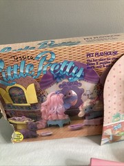 Vintage Mattel Little Pretty Puppy & Kitty Pet Playhouse In Box RARE!