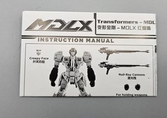 Transformers Starscream MDLX ThreeZero Complete