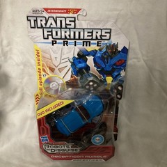 Transformers Prime Decepticon Rumble Deluxe Class New w/ DVD