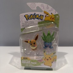 Pokémon Easter Spring 2″ Eevee and Oddish Battle Ready Action Figure 2 pk Set