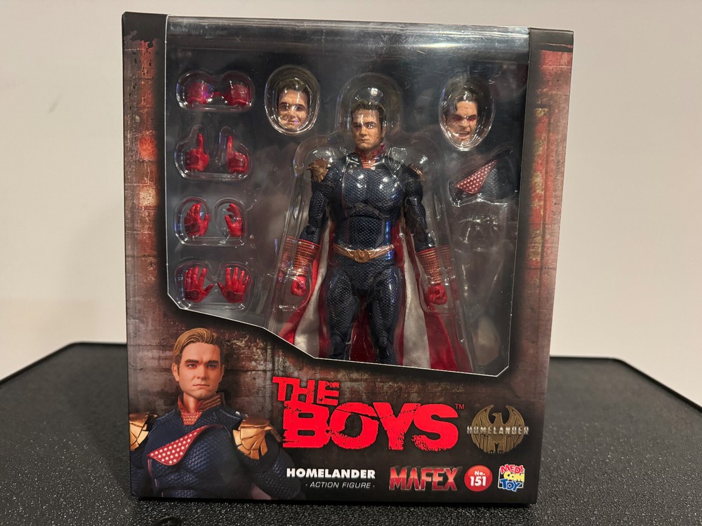 Medicom Toy Mafex No 151 – Homelander – The Boys (Brand New – MIB)