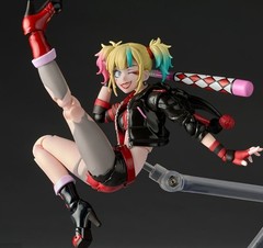 Kaiyodo Revoltech Amazing Yamaguchi Harley Quinn Suicide Squad ISEKAI Ver.&Bonus