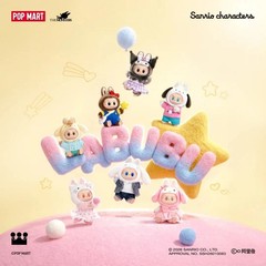 Pop Mart Labubu The Monsters x Hello Kitty And Friends Sanrio Plush Pendant