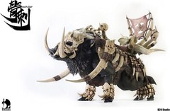 Battle Boar Bone Stabber Black 7.9in 1/12 Scale Action Posable Figure D20studio